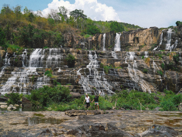 thac pongour waterfall dalat vietnam